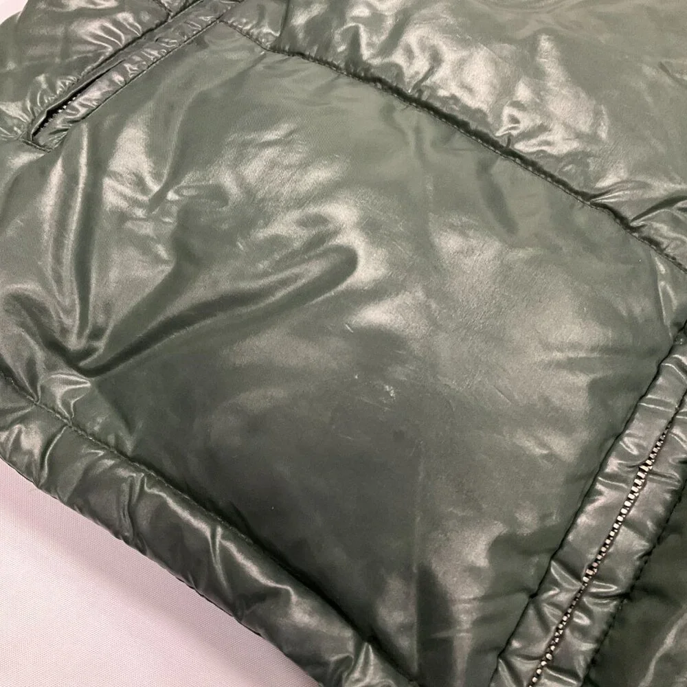 Gucci Down Puffer Jacket Mens Size 52 XL Green Made in Italy